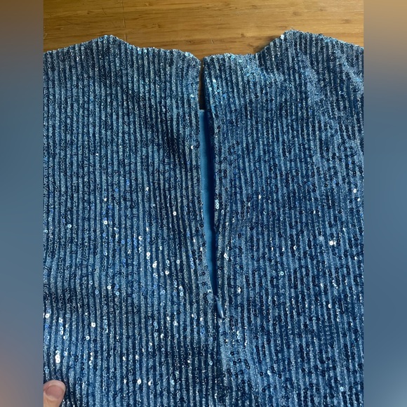 EUC Stine Goya- Isha Tunic in Color Hydrangea. Size M - Picture 8 of 9